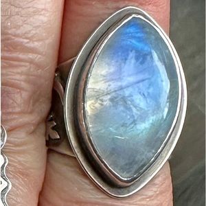 Soliloquy Jewelry “Age of Cailleach” Moonstone ring. Size 7.5